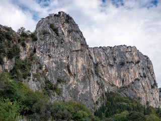 Kletterberg Ruppe Secca bei Arco in den Gardaseebergen