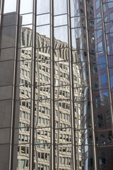 Mirro image in a San Francisco Building