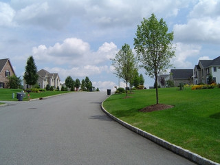 Street in small town