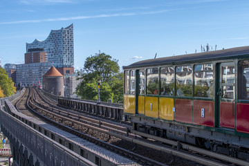 Obraz premium traffic historical day in Hamburg