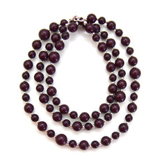 necklace on white background
