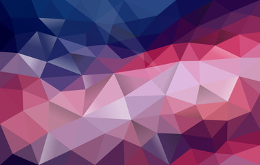 polygonal background gradient blue to purple