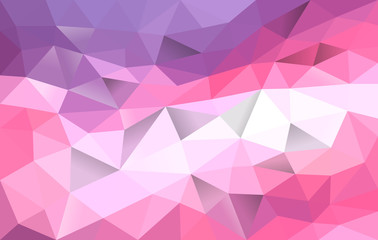 Obraz premium polygonal background gradient from purple to pink