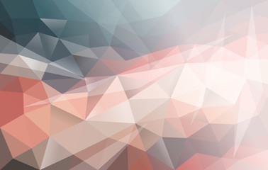 polygonal background gradient gray to red - 226395790