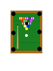 Table of pool or billiard