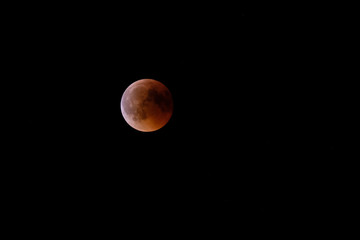 Bloodmoon as seen from Carinthia, Austria
