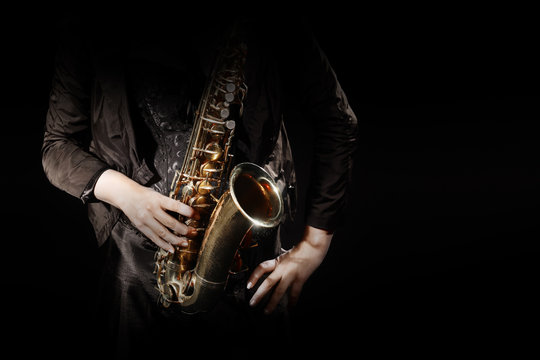 Saxophone player jazz musician saxophonist