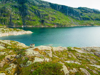 Lakes in mountains Norway