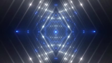 Fractal blue kaleidoscopic background. Background motion with fractal design. Disco spectrum lights concert spot bulb. More sets footage in my portfolio.