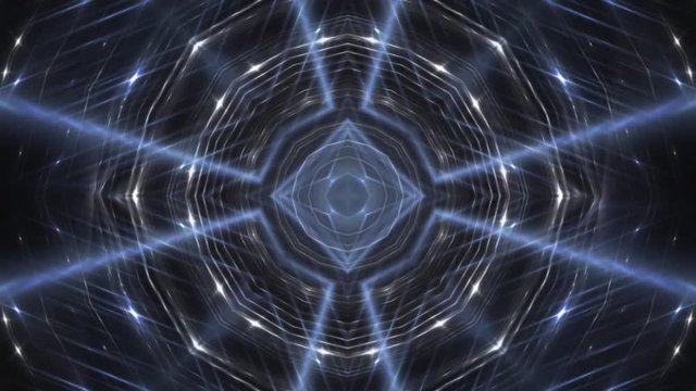 VJ Lights gray and blue flashing spot light. Wall stage led blinder blinking neon. Club concert dance disco dj matrix beam fashion. Loop animations.