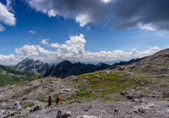 Fototapeta premium hiking in the mountains 