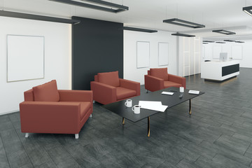 Contemporary waiting area