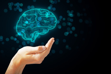 Artificial intelligence and future concept