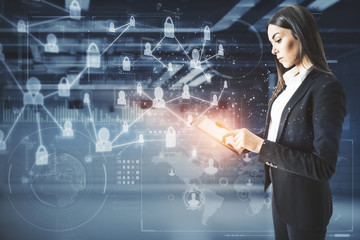 Technology and finance concept