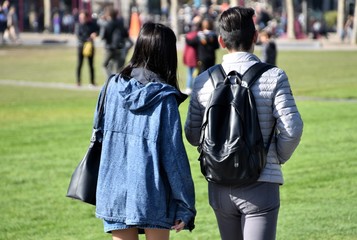 Fototapeta premium Amsterdam...tourisme