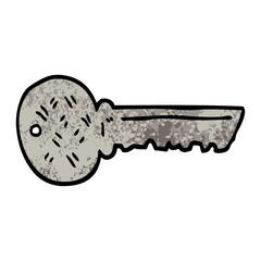 grunge textured illustration cartoon key