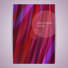 Abstract vector brochure template design background