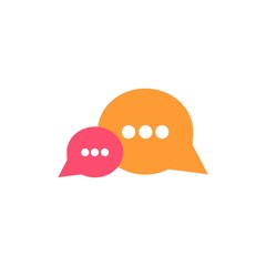 Social Talk, app, forum, social media. Vector logo icon