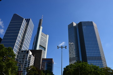 Obraz premium Skyscrapers of Frankfurt am Main, Germany
