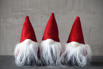 Gnomes With Red Hat, Cement, Jelly Bag Cap