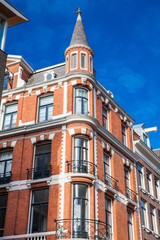 Beautiful building at the Old Cetral district in Amsterdam