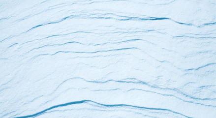 Nature Winter background With Beautiful pattern on snow