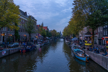 Fototapeta na wymiar Amsterdam city, Netherlands, Travel photography