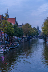 Obraz premium Amsterdam city, Netherlands, Travel photography