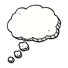 hand drawn doodle style cartoon speech bubble