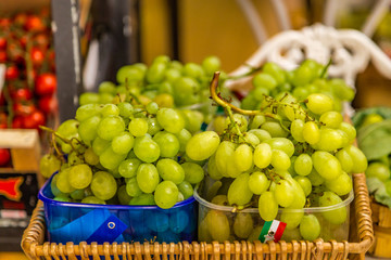 Bunches of grapes for sale