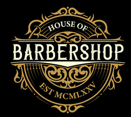 Vintage Barbershop logo
