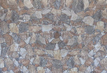 stone wall with cement grout indoor or out colorful rocks and textures