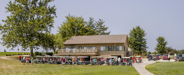 Golf clubhouse