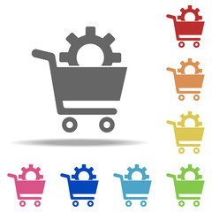 solutions for e-commerce icon. Elements of Seo & Development in multi colored icons. Simple icon for websites, web design, mobile app, info graphics