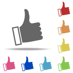 reputation management icon. Elements of Seo & Development in multi colored icons. Simple icon for websites, web design, mobile app, info graphics