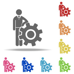 campaign setup icon. Elements of Seo & Development in multi colored icons. Simple icon for websites, web design, mobile app, info graphics