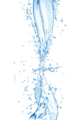 Water,water splash isolated on white background