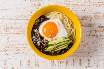 韓国ジャージャー麺　jajangmyeon Korean noodles