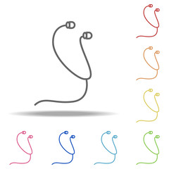 headphones icon. Elements of Web in multi colored icons. Simple icon for websites, web design, mobile app, info graphics