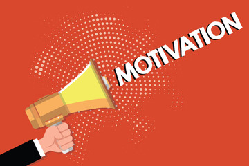 Writing note showing Motivation. Business photo showcasing Reasons for acting behaving in a particular way Supporting facts.