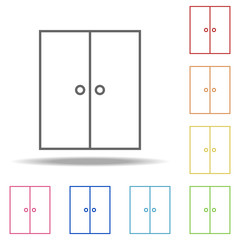 cupboard icon. Elements of Web in multi colored icons. Simple icon for websites, web design, mobile app, info graphics