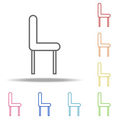chair icon. Elements of Web in multi colored icons. Simple icon for websites, web design, mobile app, info graphics