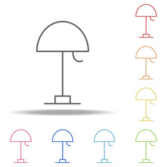 table lamp icon. Elements of Web in multi colored icons. Simple icon for websites, web design, mobile app, info graphics