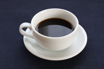 ホット コーヒー ブラック テーブル 紺
