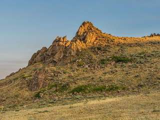Landscape of Antelope Island State Park