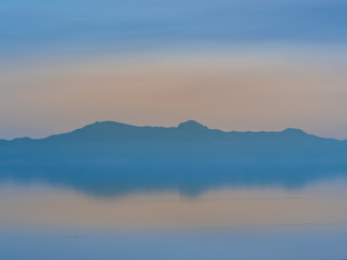 Landscape of Antelope Island State Park