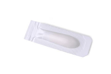 Isolated Suppository, Rectal or Vaginal.