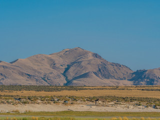 Landscape of Antelope Island State Park