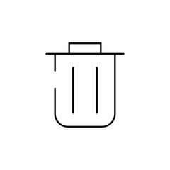 garbage, recycle icon. Element of business start up icon for mobile concept and web apps. Thin line garbage, recycle icon can be used for web and mobile