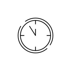 alarm, clock, date icon. Element of Christmas for mobile concept and web apps illustration. Thin line icon for website design and development, app development. Premium icon